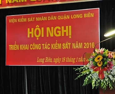 Viện kiểm sát nhân dân quận Long Biên tổ chức Hội nghị triển khai công tác...